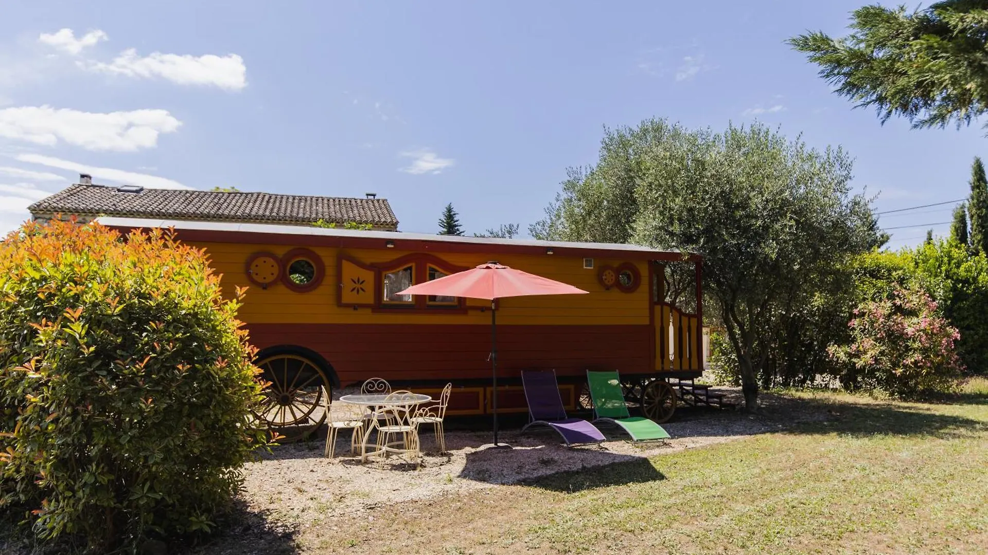 Roulotte Chez Manon En Luberon Hotel Lagnes Luxury tent